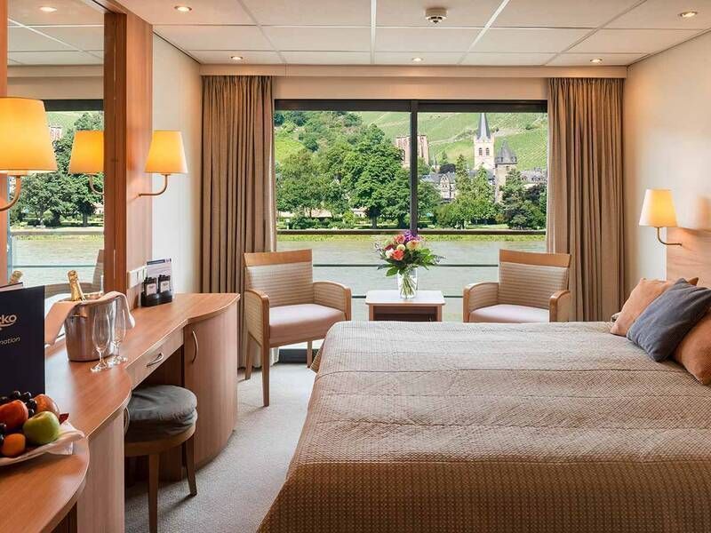 Das Flusskreuzfahrtschiff MS Rhein Symphonie