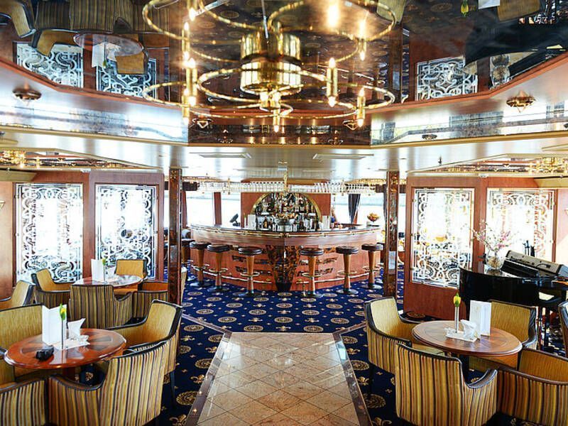 Das Flusskreuzfahrtschiff MS Thurgau Saxonia