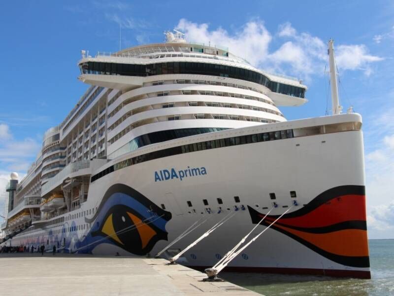 Das Kreuzfahrtschiff AIDAprima