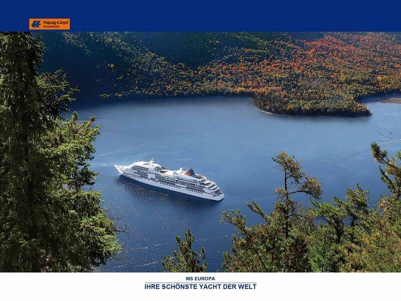 Das Kreuzfahrtschiff MS Europa