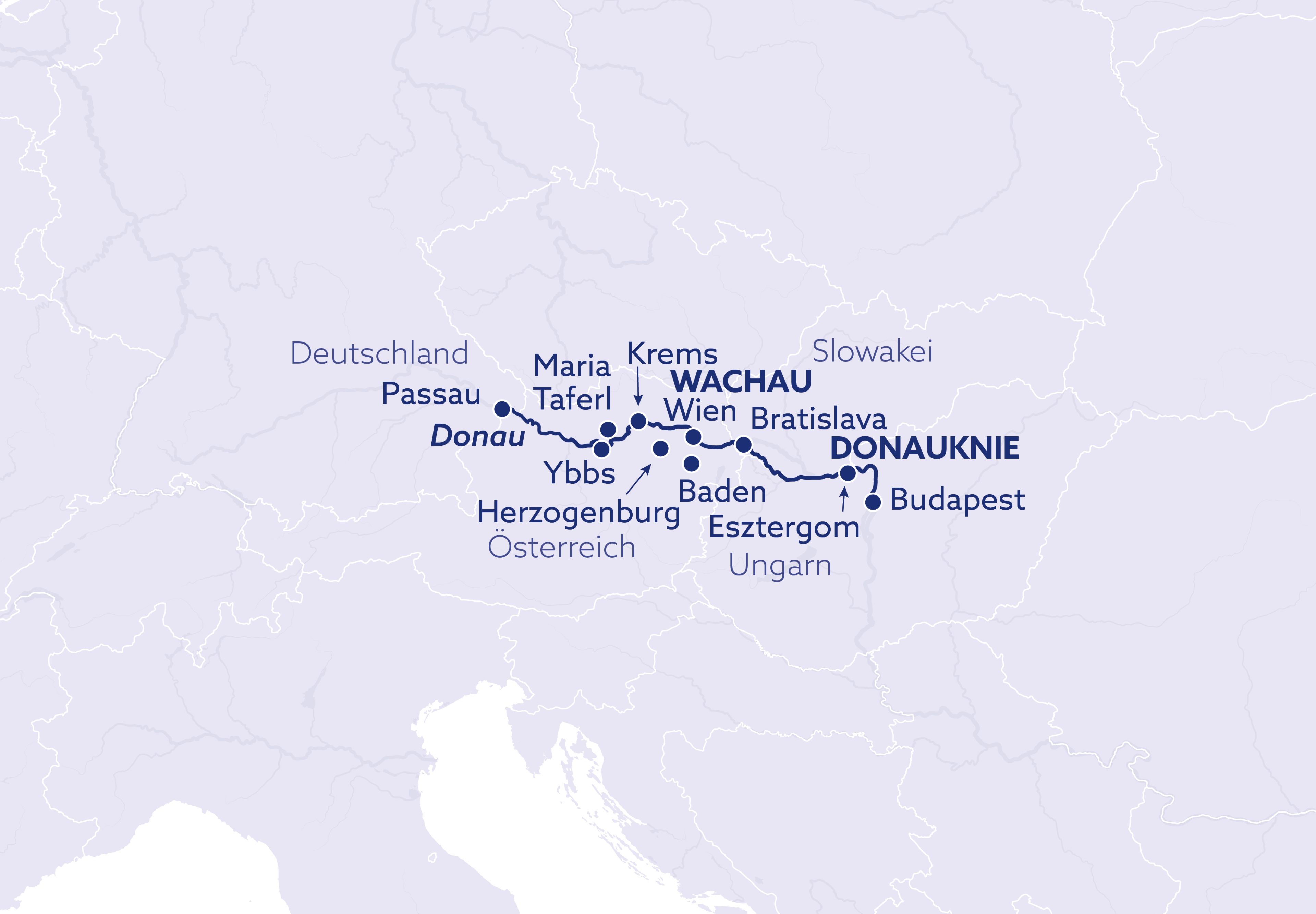 Donaukreuzfahrt MS Bolero 