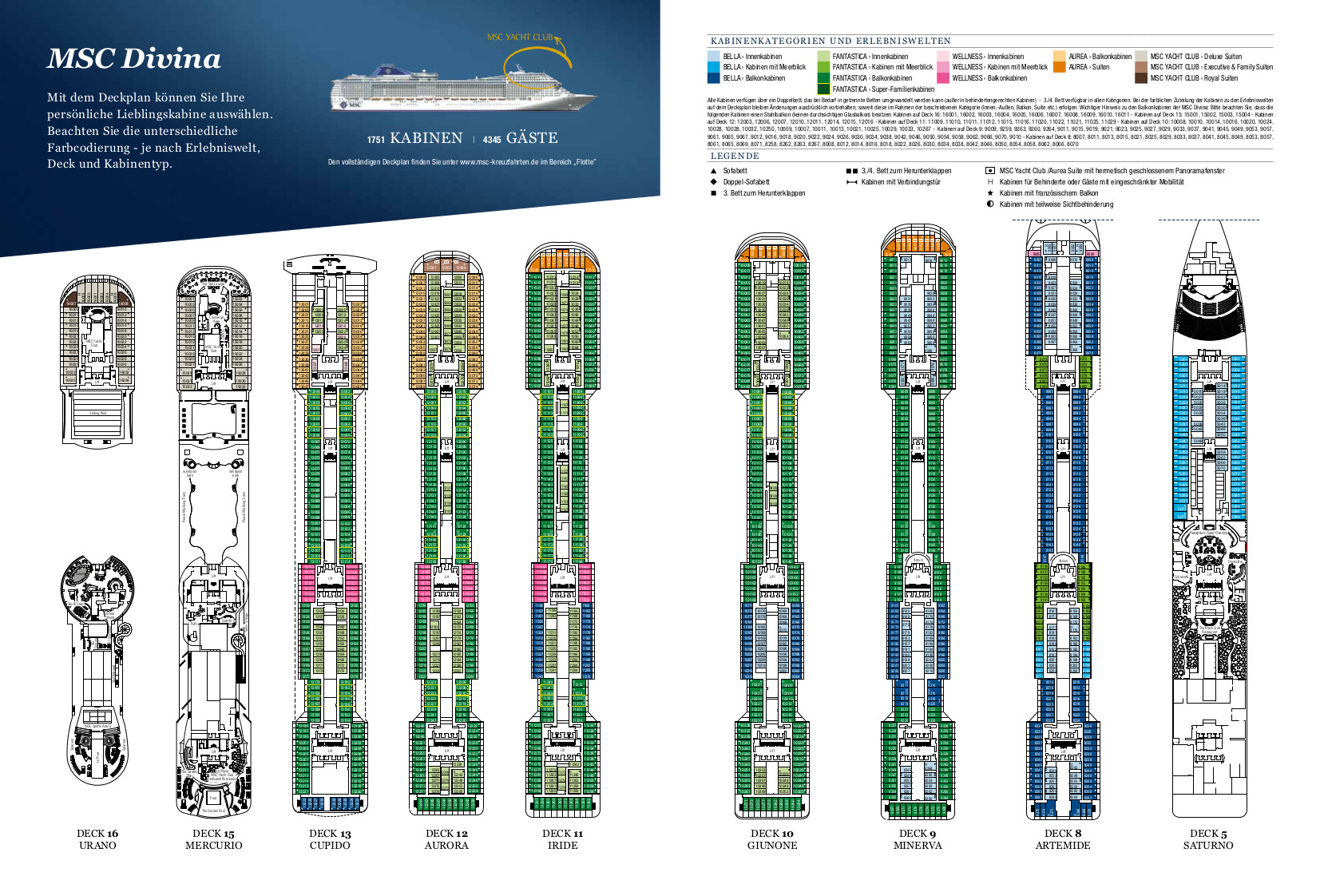 19 Inspirational Msc Divina Floor Plans