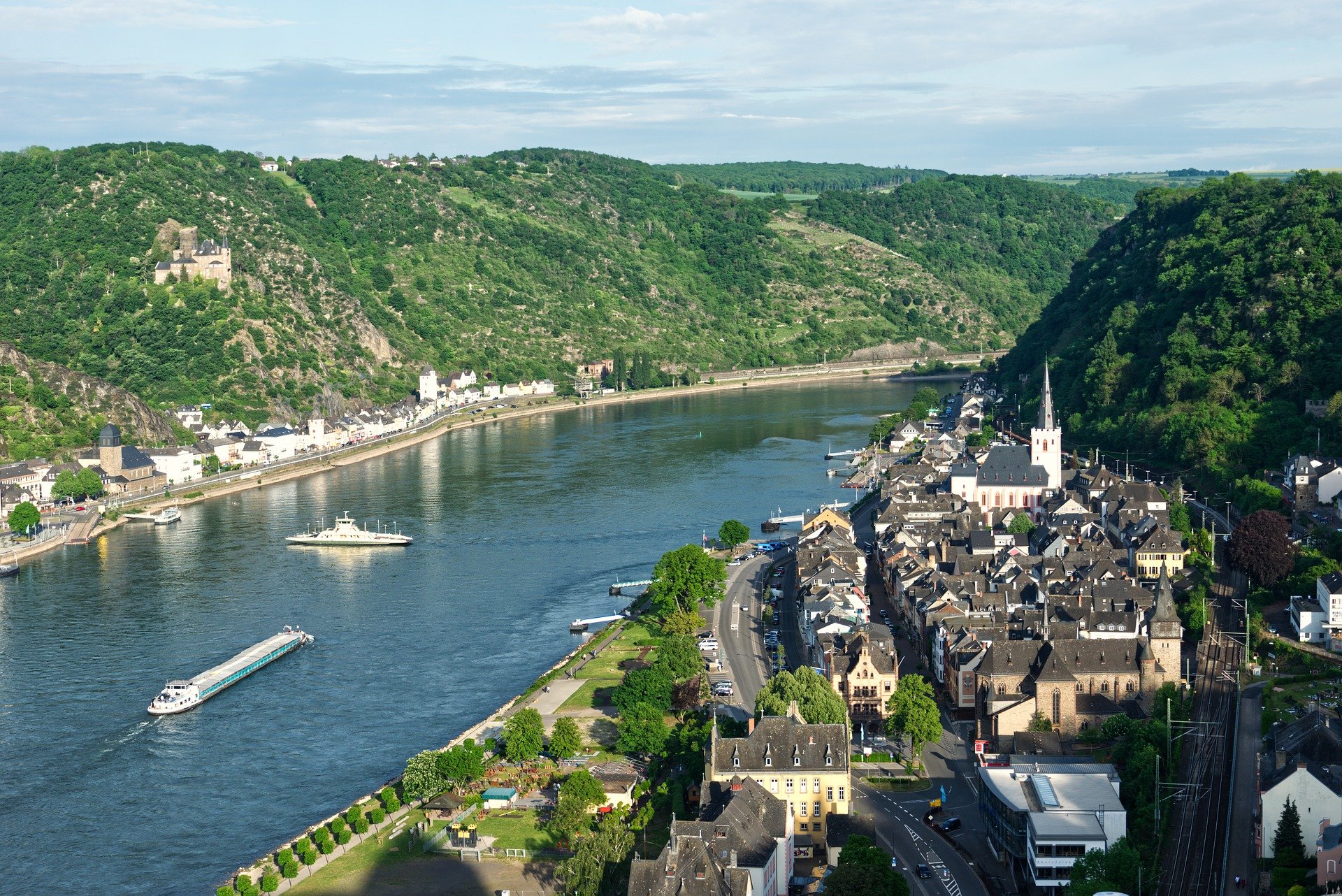 Rhein in Flammen in Oberwesel 2024